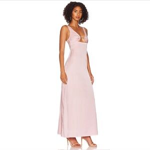 More To Come Pink Poppy Cut Out Dress